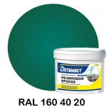 Резиновая краска Оптимист зелёная 4.5 кг