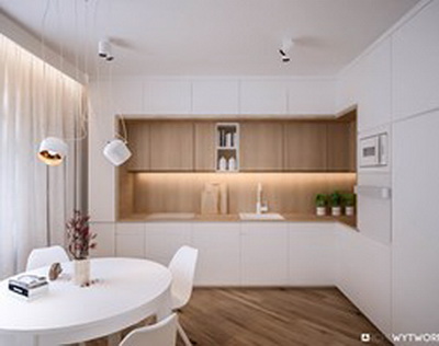 кухни гостиные в скандинавском стиле интерьере фото